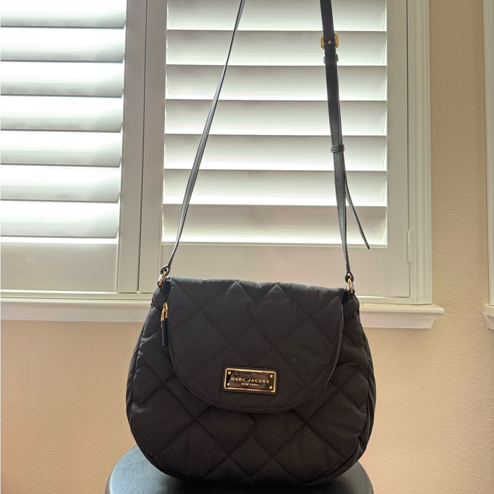 Marc Jacobs Natasha Quilted Nylon Crossbody Handbag